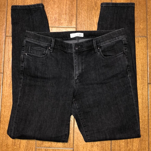 LOFT Denim - Ann Taylor LOFT Modern Skinny 5 Pocket Black Jeans